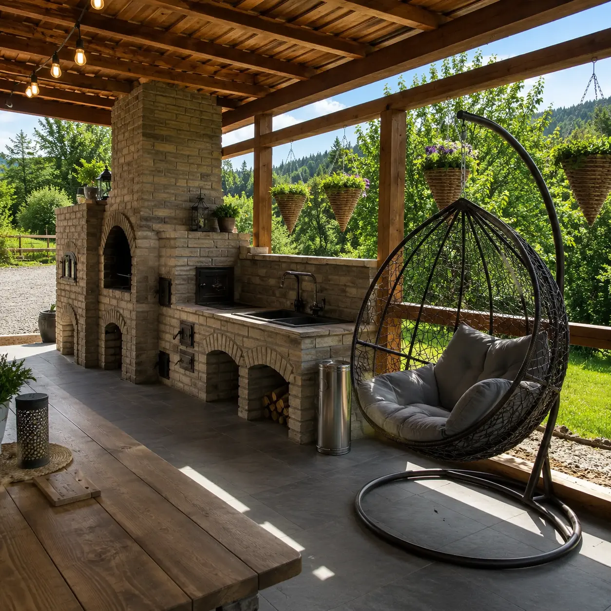 Curte si zona de relaxare