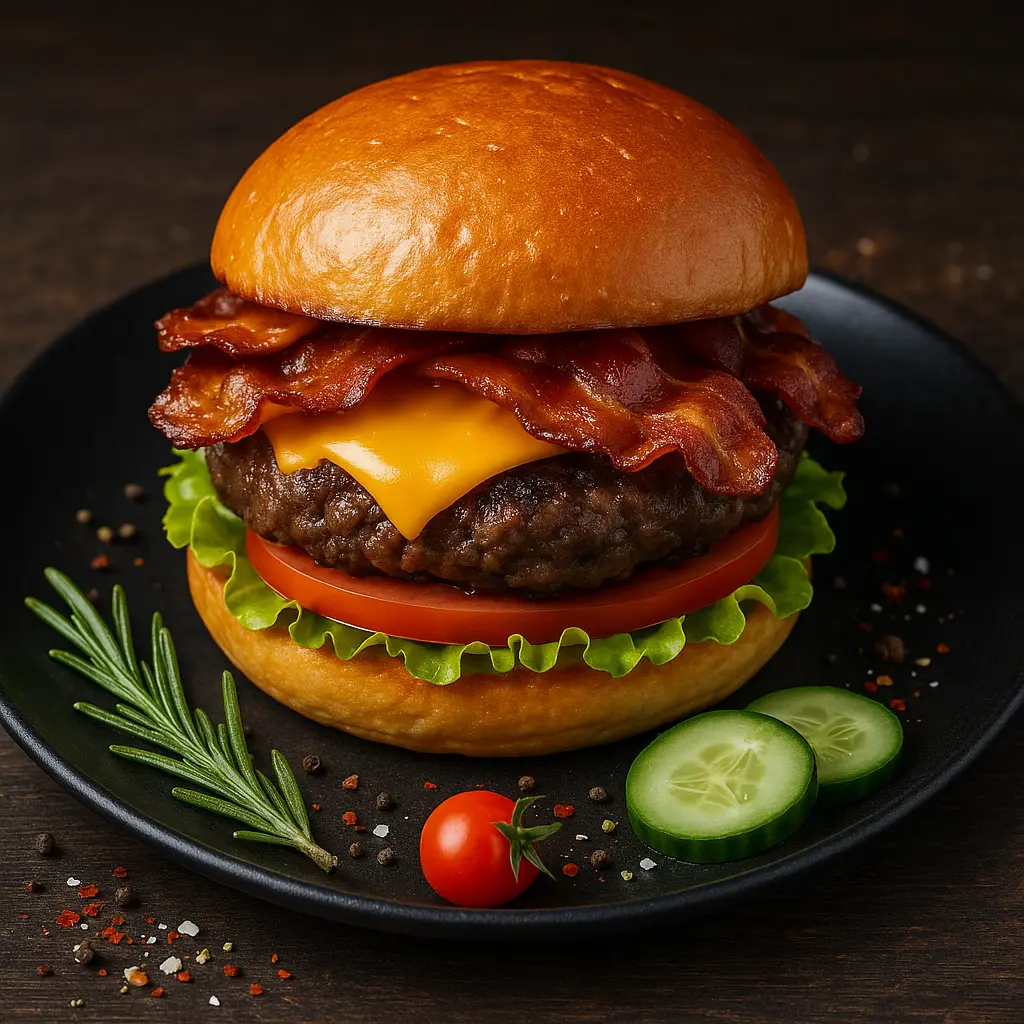 BURGER VITA, BACON & CHEDDAR